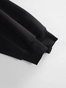 IT Chapter TWO | Manfinity STYNVO Men's Casual Thermal Lined Hoodie, Autumn/Winter - Black - View 5