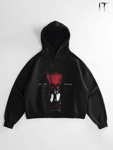 IT Chapter TWO | Manfinity STYNVO Men's Casual Thermal Lined Hoodie, Autumn/Winter - Black - View 1