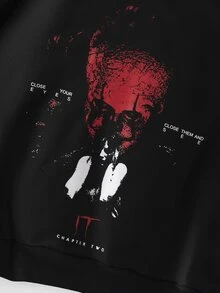 IT Chapter TWO | Manfinity STYNVO Men's Casual Thermal Lined Hoodie, Autumn/Winter - Black - View 4