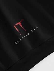 IT Chapter TWO | Manfinity STYNVO Men's Casual Thermal Lined Hoodie, Autumn/Winter - Black - View 6