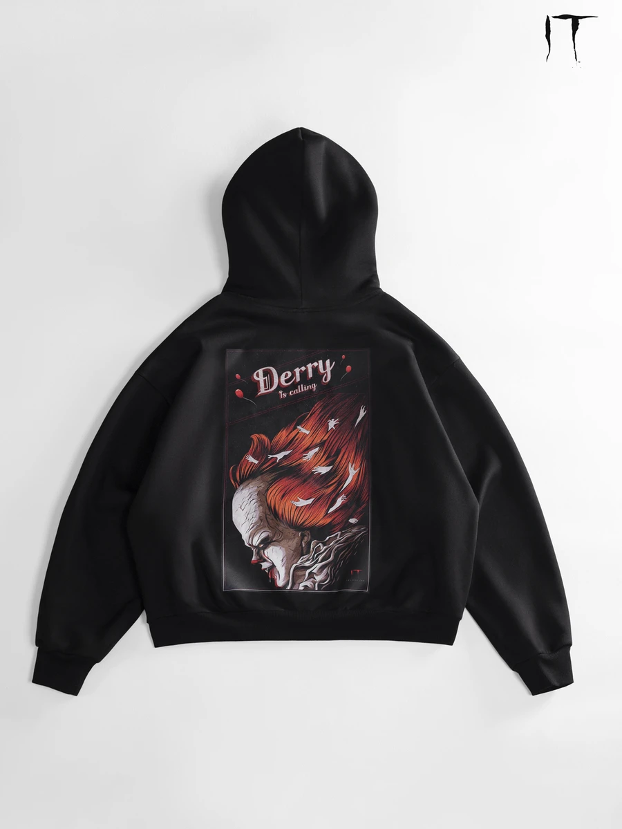 IT Chapter TWO | Manfinity STYNVO Men's Letter Print Long Sleeve Casual Hoodie Sweatshirt - Black - View 1