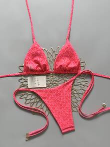 Swim Mod 2026 Spring/Summer Fashionable Sexy & Slimming Bikini Swimwear With Shell Decor, Ideal For Beach Vacation - Multicolor - View 2