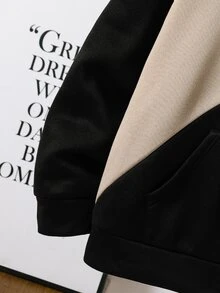 SHEIN 2件組青少年男孩英文字母圖案連帽衛衣與抽繩長褲，冬季返校穿搭 - 彩色 - 查看 6