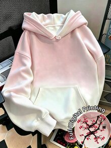 Resyla 女款字母與樹枝印花長袖休閒衛衣 - 彩色 - 查看 2