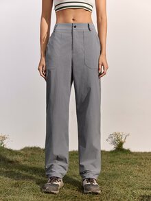 In My Nature Women's Casual Versatile Outdoor Long Pants - Grey - View 5
