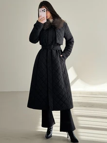 Firerie Women Winter Coats,Autumn,Winter Everyday Travel Black Elegant - Black - View 7