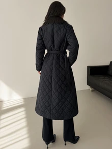 Firerie Women Winter Coats,Autumn,Winter Everyday Travel Black Elegant - Black - View 4