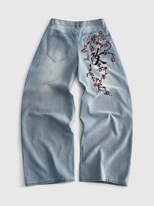 ROMWE MEN Men Jeans - Blue - View 3