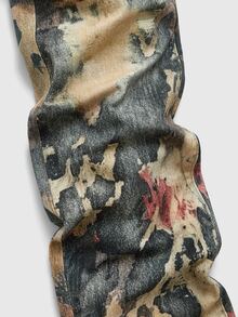 ROMWE MEN Men's All-Over Print Layered Bell Bottom Jeans - Multicolor - View 6