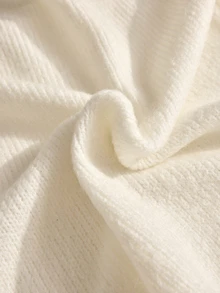 CLARA VERO Deep V Pleated Knit Maxi Dress, Relaxed Fit, Dinner Or Event, Long Sleeve, Full Pleats - White - View 11