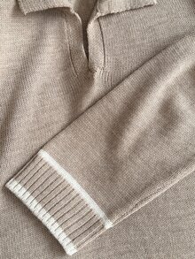 SHEIN Women Polo Neck Sweater And Sweater Pant 2pcs Set Co-Ords - أبيض - مشاهدة 8