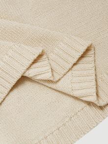 SHEIN MOD Women's Solid Color Casual Versatile Daily Knit Mini Skirt - White - View 8
