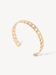 Opalesca 5قطع/مجموعة ساعات معصم نسائية كوارتز بقرص مربع وسوار من الصلب + سوار، تصميم كلاسيكي، غير مرفق بعلبة ساعة - الذهبي - مشاهدة 6