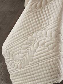 Made In Turkey Bedspread Set With Pillowcases Soft Touch Bed Cover - Beige - View 3