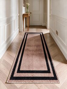 Digitally Printed Non-Slip Washable Runner And Area Rug, Modern Design | Modern, Scandinavian, Bohemian And Classic Styles | 100% Polyester - Beige - View 7