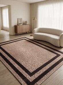Digitally Printed Non-Slip Washable Runner And Area Rug, Modern Design | Modern, Scandinavian, Bohemian And Classic Styles | 100% Polyester - Beige - View 2