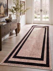 Digitally Printed Non-Slip Washable Runner And Area Rug, Modern Design | Modern, Scandinavian, Bohemian And Classic Styles | 100% Polyester - Beige - View 5