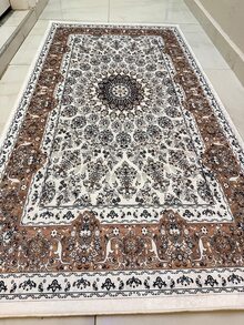 Digitally Printed Non-Slip Washable Runner And Area Rug, Modern Design | Modern, Scandinavian, Bohemian And Classic Styles | 100% Polyester - Beige - View 3
