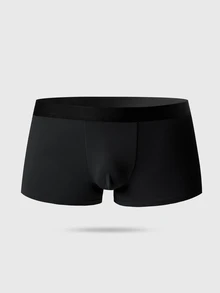 SHEIN 10 条装 男士休闲平角裤，简约风格，适合夏季 - 彩色 - 查看 4