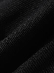 DAZY Women's Solid Color High Waist Casual Versatile Daily Wear Shorts - Black - View 9