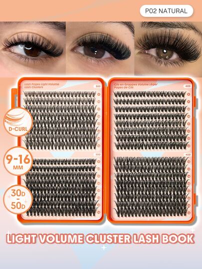 SHEGLAM Lash Pages Ciuffi Di Ciglia Volume Leggero Marca Di Bellezza Cosmetici Trucco Per Donne E Ragazze