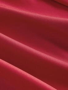 SHEIN MOD Gaun Panjang Korset Pinggang Kontras Gaya Goth Vintage Merah Tua, Gaya Barok Renaisans Victoria, Bahu Terbuka, Gaya Petani, Cocok untuk Pesta Prom, Musim Gugur, Pesta, Halloween - Merah dan hitam - View 4