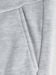 GentleRue Maternity Women's Comfortable Casual Grey Maternity Sweatpants - Grey - View 8