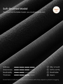 GLOWMODE 柔軟刷毛莫代爾 Snoozy Glow 大尺寸眼罩半拉鍊連帽衛衣，附可調節帽兜與隱藏式網袋，日常休閒穿著 - 黑色 - 查看 7