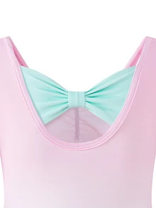 SHEIN Young Girls Clothes Ballet Leotard Light Pink,Autumn, Cute, Christmas, Back To School - Baby Pink - View 5