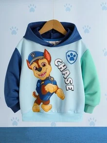 SHEIN | PAW Patrol Young Boy Long Sleeve Casual Sweatshirt - Blue - View 3