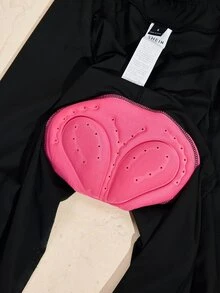 Exploreva Exploreva Celana Bersepeda Kasual Minimalis Warna Polos untuk Wanita - Hitam - View 10
