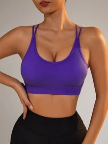 Slayform Slayform Ropa Interior Atlética Sin Costuras - Morado - Ver 3