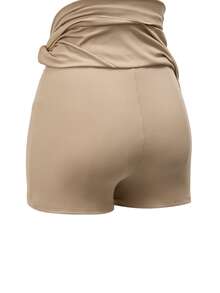 CourtClass CourtClass Summer Casual Versatile Sports Skort - Khaki - View 3