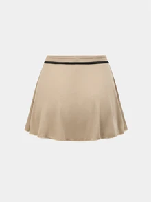 CourtClass CourtClass Summer Casual Versatile Sports Skort - Khaki - View 2