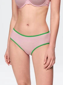 Bonmuse 1 Set Women's Underwire Molded Cup Comfortable Lingerie Set - Pink - View 8