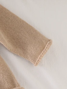 Sweater Motif Donat dan Huruf untuk Anak Perempuan - Khaki - View 6