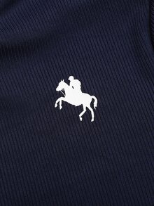 SHEIN Tween女孩純色紋理休閒長袖運動服，親膚彈性羅紋面料，甜美少女風童裝，夏季日常街頭穿搭與校園造型，小眾設計兒童套裝，秋冬四季皆宜 - 彩色 - 查看 6
