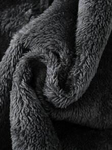1pc Boys' Thermal Lined PU Leather Long Sleeve Jacket, Composite Fur Collar Coat For Autumn/Winter, Suitable For Daily Wear, Back To School, Commuting, Weekend Outings And More - Black - View 6