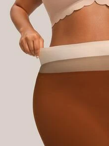 Barelissa Plus Size Women's Solid Color Casual Everyday Hipster Panties - Multicolor - View 3
