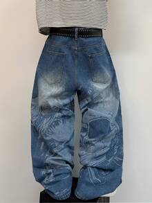 STEELVANCE Men's Casual Versatile Daily Travel Denim Jeans With Pockets - Blue - View 2