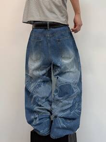 STEELVANCE Men's Casual Versatile Daily Travel Denim Jeans With Pockets - Blue - View 6