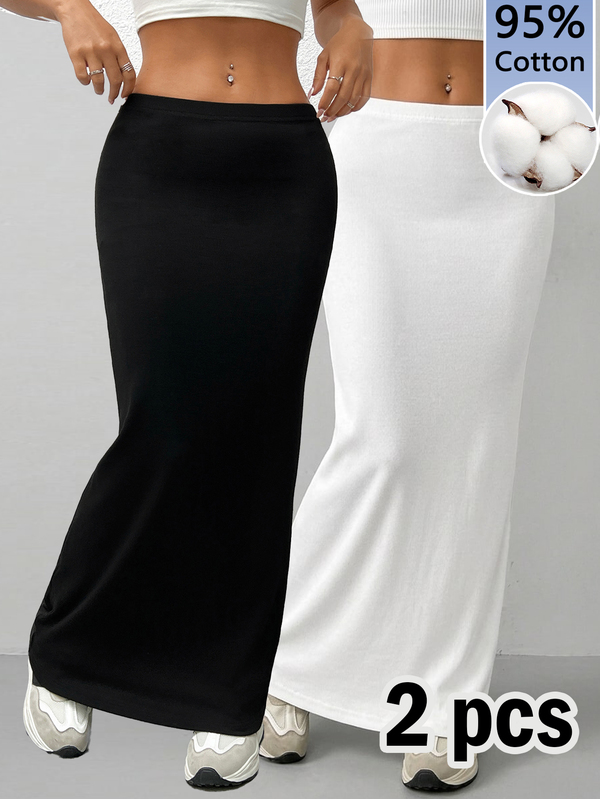 SHEIN EZwear 2PCS Women Skirts