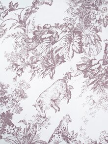 Yasmyna 女士春夏提花数码印花长袖不对称领A字优雅浪漫土耳其长裙及阿拉伯传统罩袍 - 彩色 - 查看 12