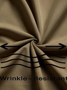 Core Aspect Men's Casual Solid Color Brown Single-Breasted Pocket Shirt - Coffee Brown - View 5