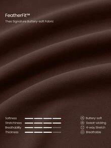 GLOWMODE 31" FeatherFit™ One And Done Peekaboo Crossback Jumpsuit With Tummy Control 3.0 & Removable Cups Yoga Pilates Studio Summer Wear - Brown - View 9