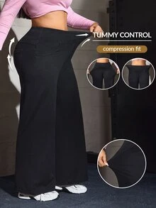 Flexra Fall Casual Straight Leg Denim Daily Wear Washed Comfortable Flattering Plus Size Jeans For Women - Black - View 1