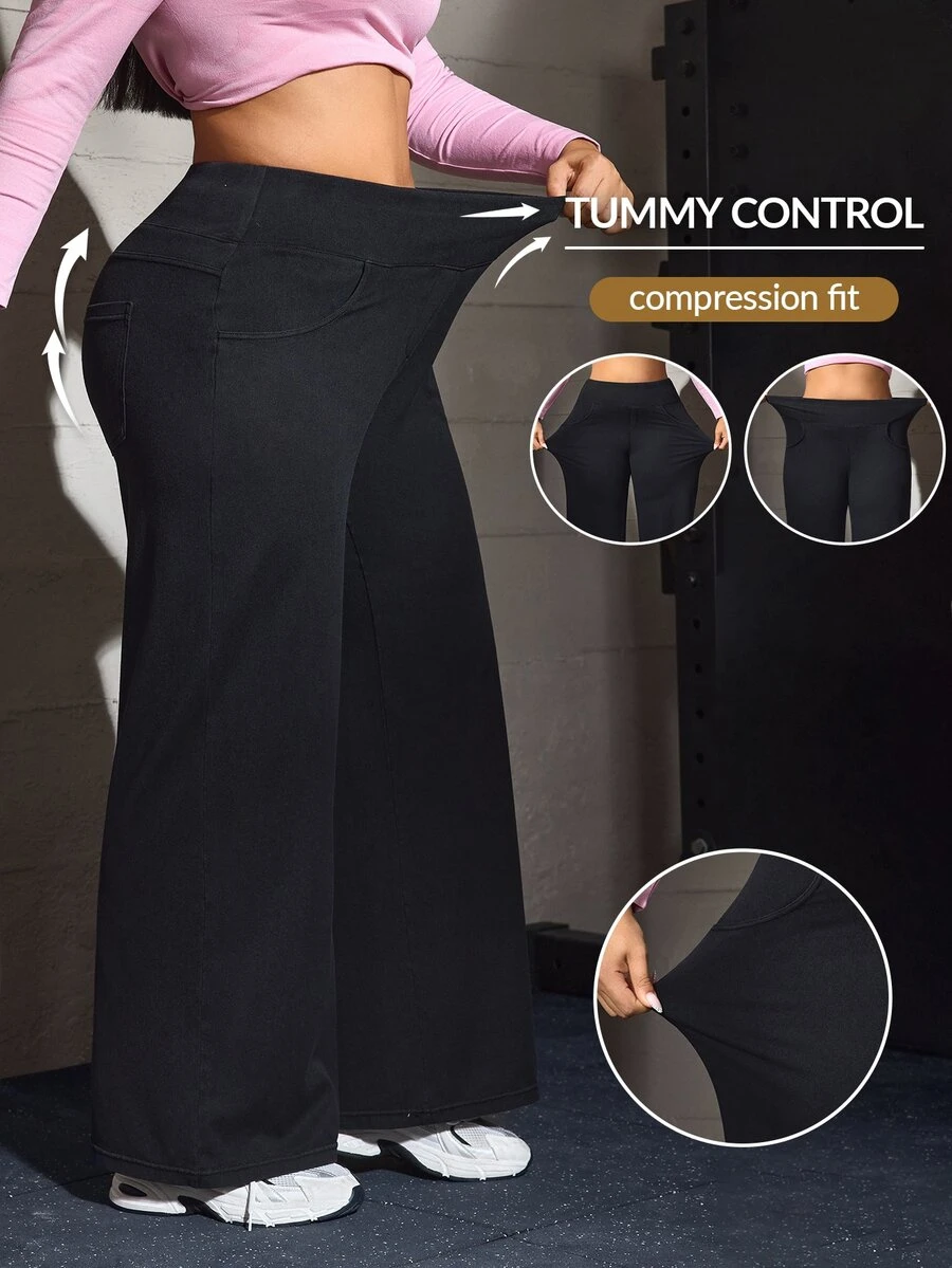 Flexra Fall Casual Straight Leg Denim Daily Wear Washed Comfortable Flattering Plus Size Jeans For Women - Black - View 1