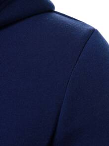 Manfinity CasualCool Herrsport hoodie med färgblock och patchwork - Multifärgad - Visa 5