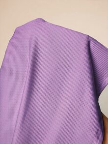 SHEIN Rhythm Era Plus Size Casual Versatile Purple Sleeveless Slim Fit Flattering Sports Tank Top Gym Sports Summer - Purple - View 7