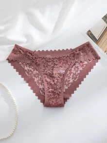 Snug Zone 12件/包浪漫性感蕾丝女士内衣，透明内裤 - 彩色 - 查看 7